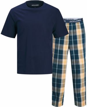 JACK & JONES Tepláková súprava 'JACLUCA'  krémová / námornícka modrá / petrolejová