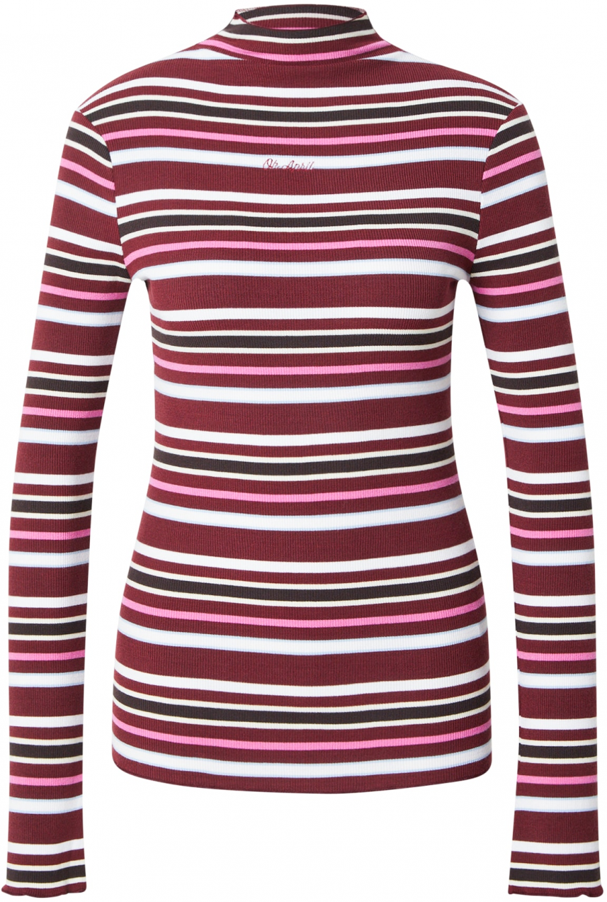 OH APRIL Tričko 'Milou'  svetlomodrá / ružová / tmavočervená / čierna