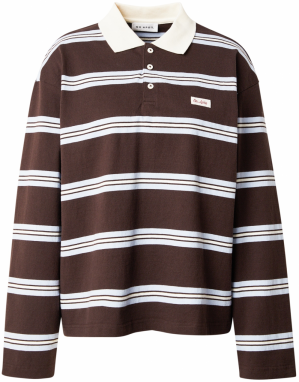 OH APRIL Tričko 'Jolina'  svetlomodrá / tmavohnedá / šedobiela