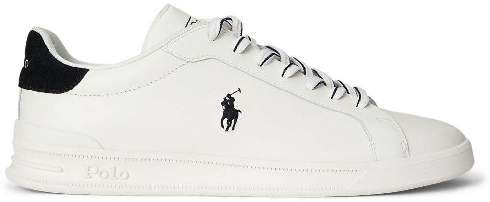 Polo Ralph Lauren Nízke tenisky 'HRT CRT II'  čierna / biela