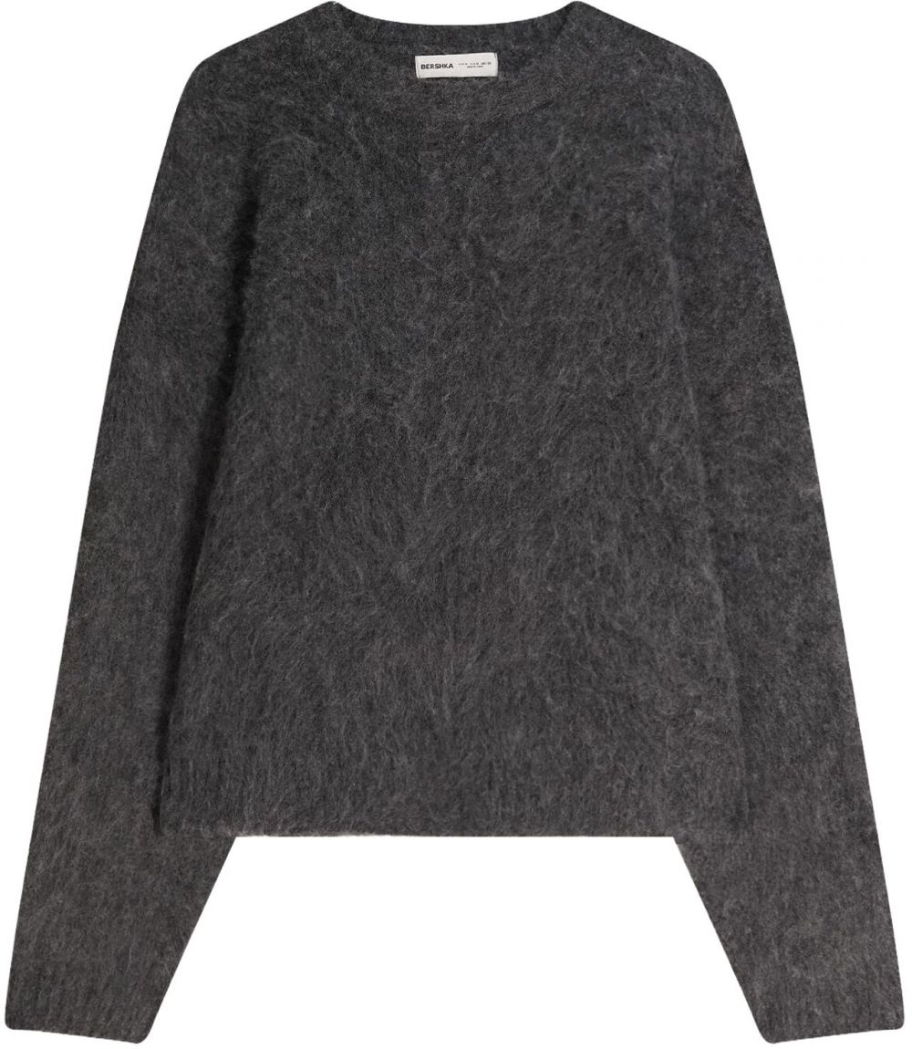 Bershka Sveter  antracitová