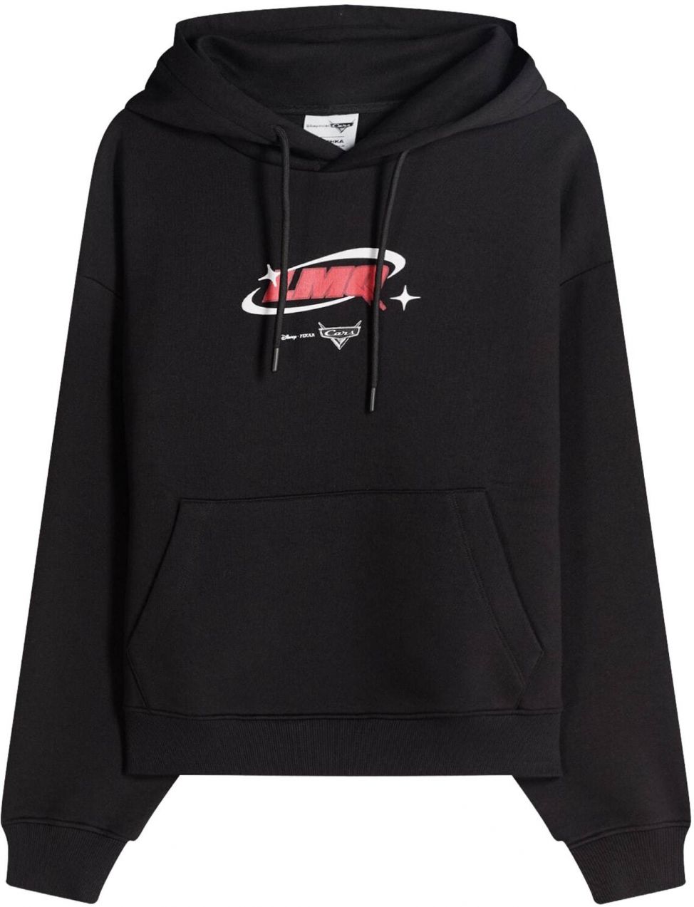 Bershka Mikina 'CARS'  svetložltá / červená / čierna / biela