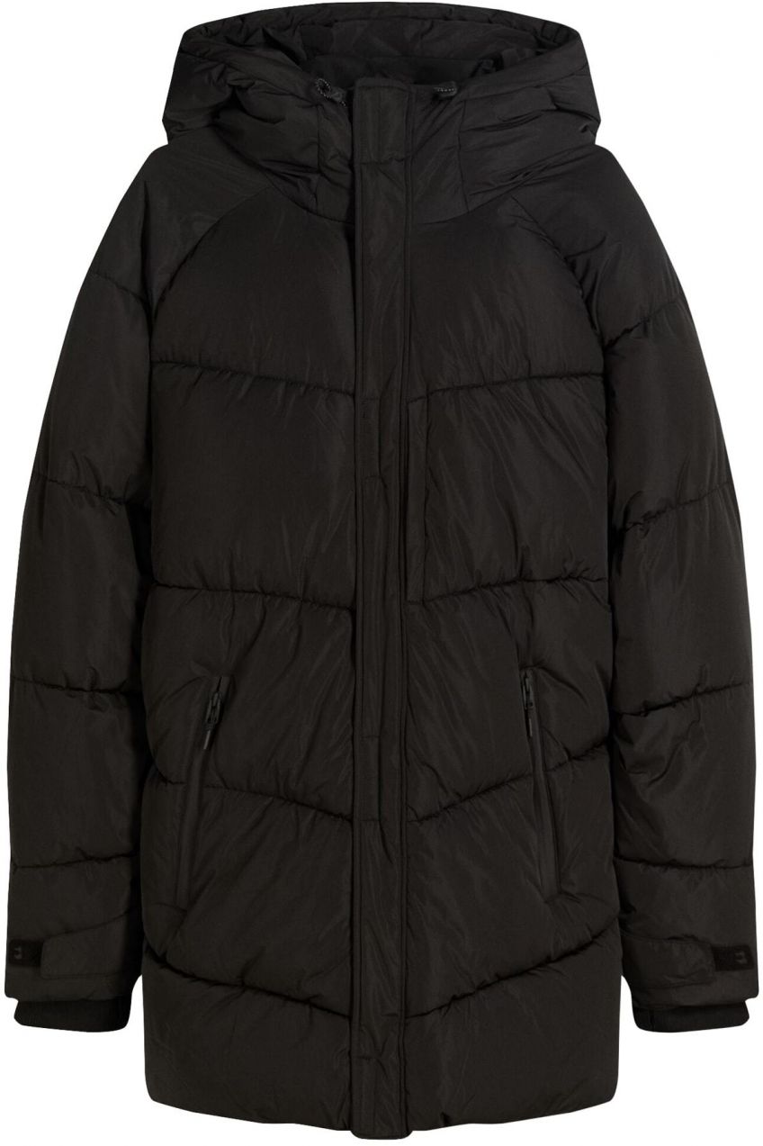 Bershka Zimná bunda  čierna