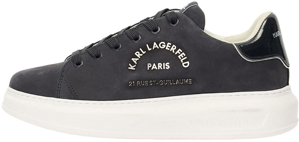 Karl Lagerfeld Nízke tenisky  námornícka modrá / strieborná