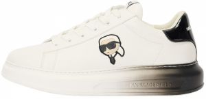 Karl Lagerfeld Nízke tenisky  čierna / biela