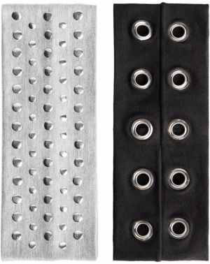 Bershka Čelenka  sivá / čierna