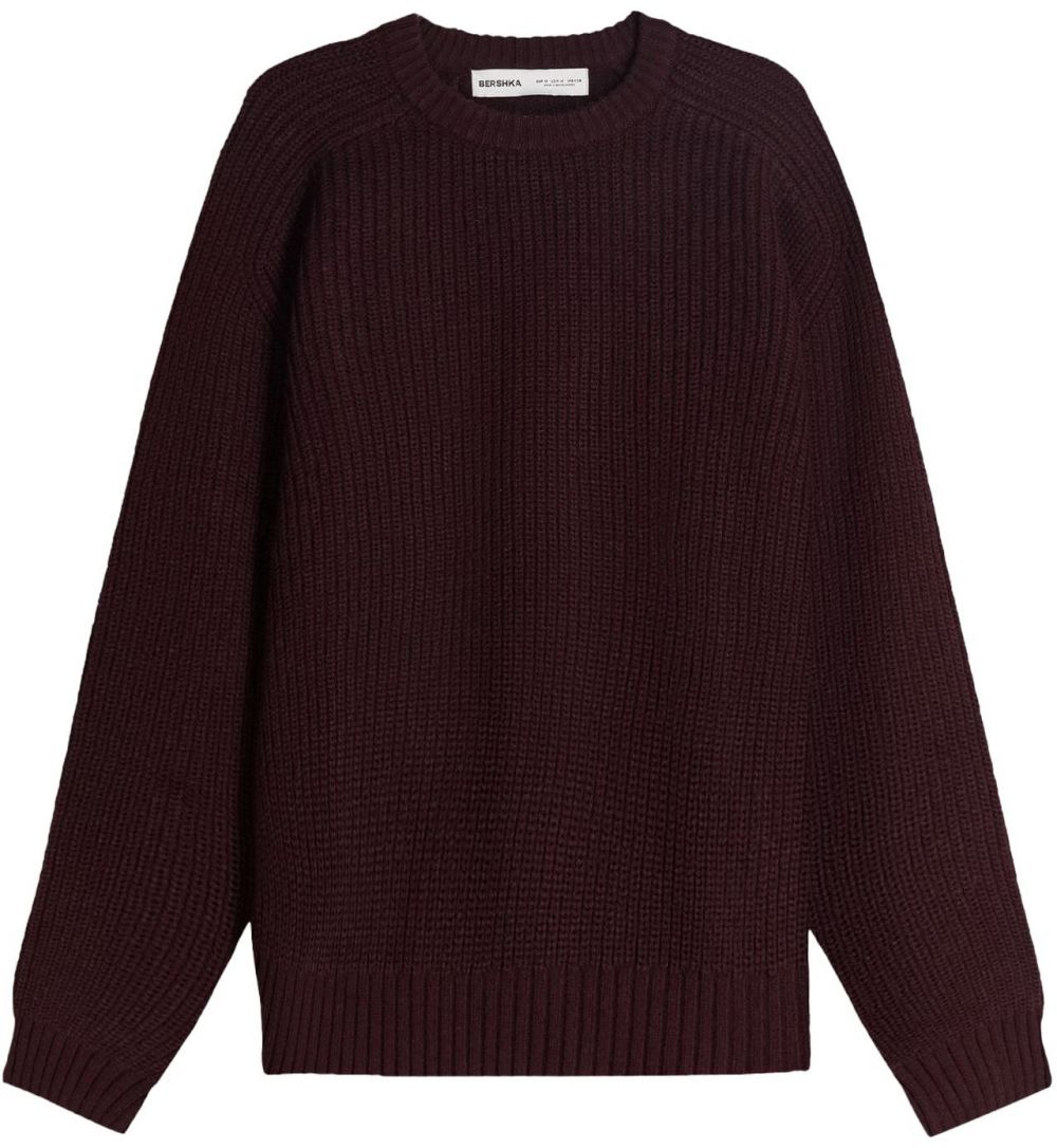 Bershka Sveter  bordová