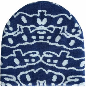 Bershka Čiapky  námornícka modrá / svetlomodrá