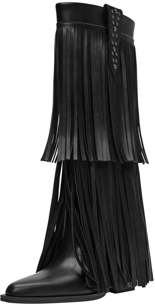 Pull&Bear Čižmy  čierna