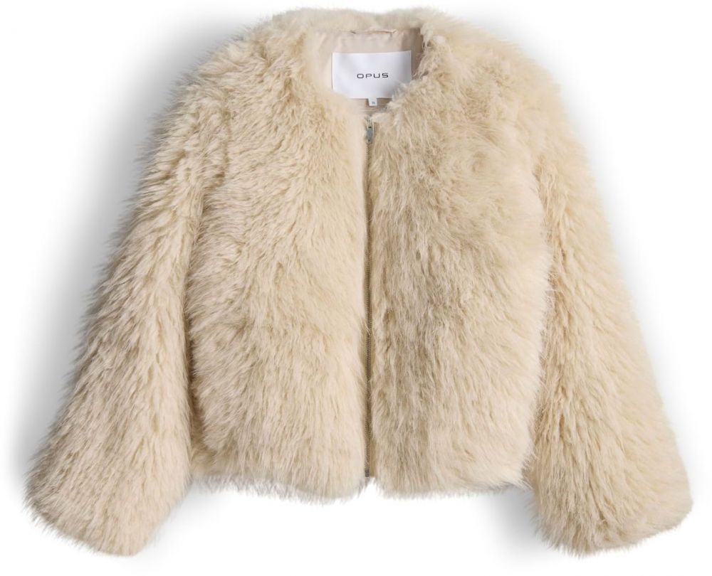 OPUS Prechodná bunda 'Heti'  slonová kosť