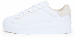 TOMMY HILFIGER Nízke tenisky 'CHIC'  slonová kosť / zlatá / biela