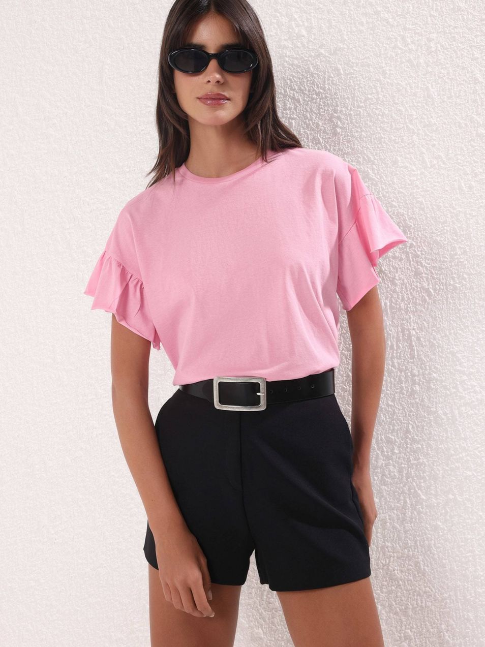 Trendyol Tričko  svetloružová