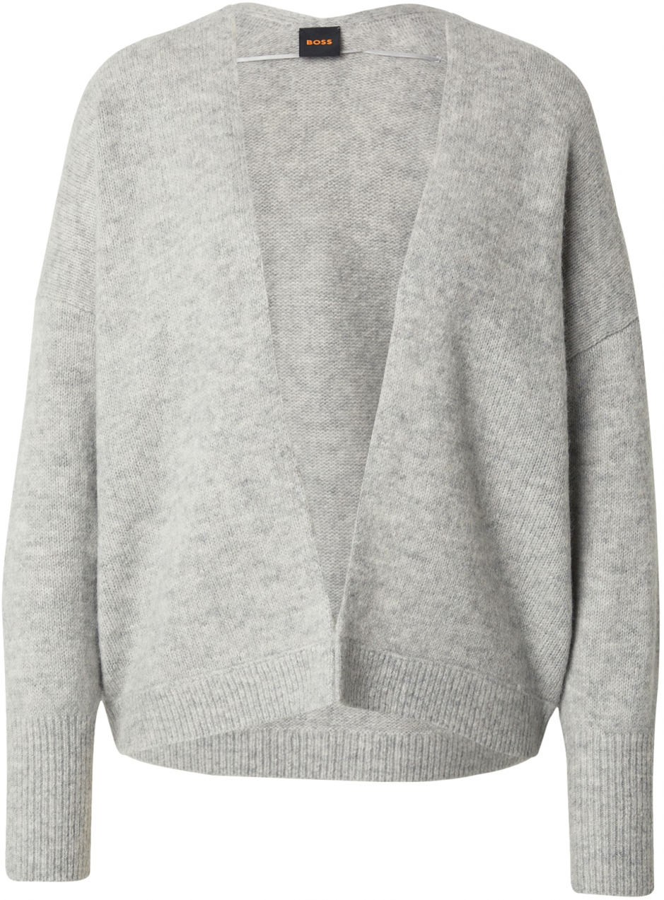 BOSS Kardigán 'Falescanas'  sivá melírovaná