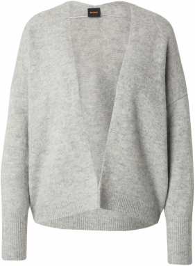BOSS Kardigán 'Falescanas'  sivá melírovaná