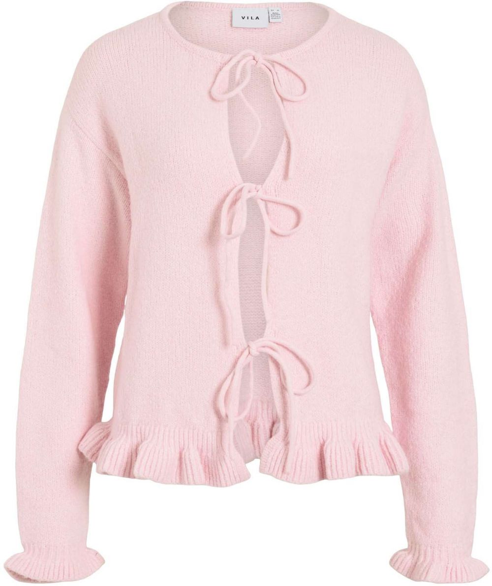VILA Kardigán 'VICAMMA'  ružová