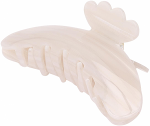 SUI AVA Bižutéria do vlasov 'Candy Cane'  púdrová / prírodná biela