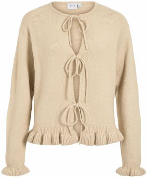 VILA Kardigán 'VICAMMA'  tmavošedá