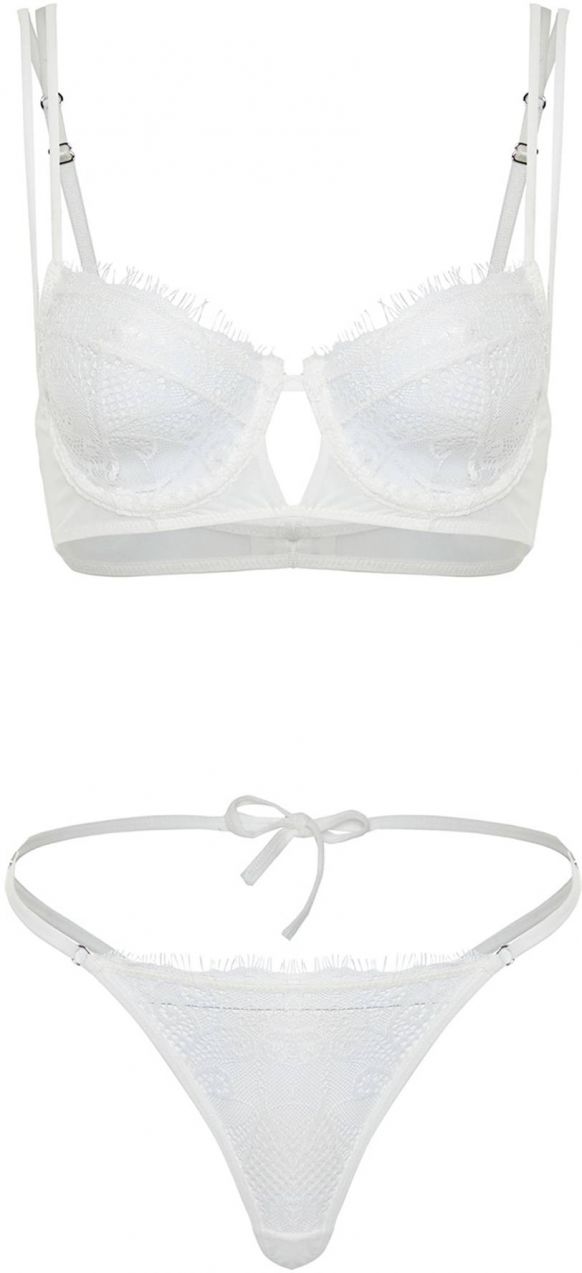 Trendyol Súpravy bielizne  biela