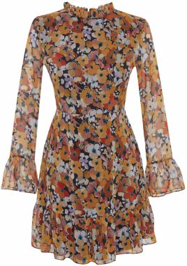 Trendyol Šaty  farba ťavej srsti / pueblo / čierna / biela