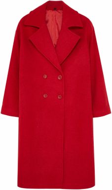 Trendyol Prechodný kabát  červená