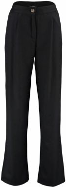 Trendyol Plisované nohavice  čierna