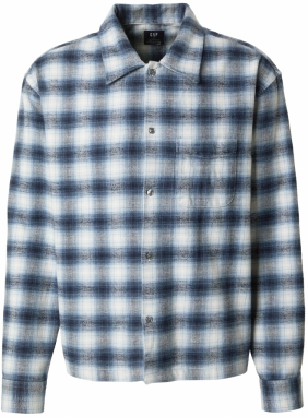 GAP Košeľa  modrá / svetlomodrá / čierna / biela