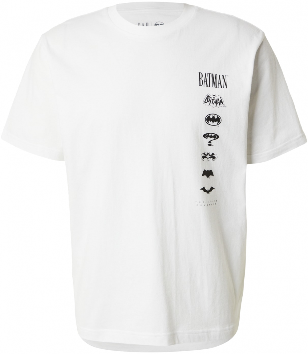 GAP Tričko 'BATMOBILES'  tmavosivá / čierna / biela