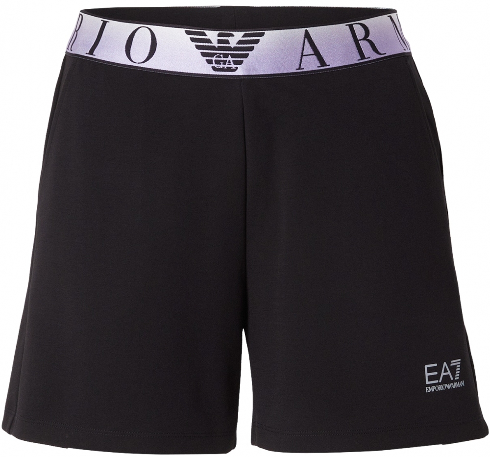 EA7 Emporio Armani Nohavice  čierna / biela