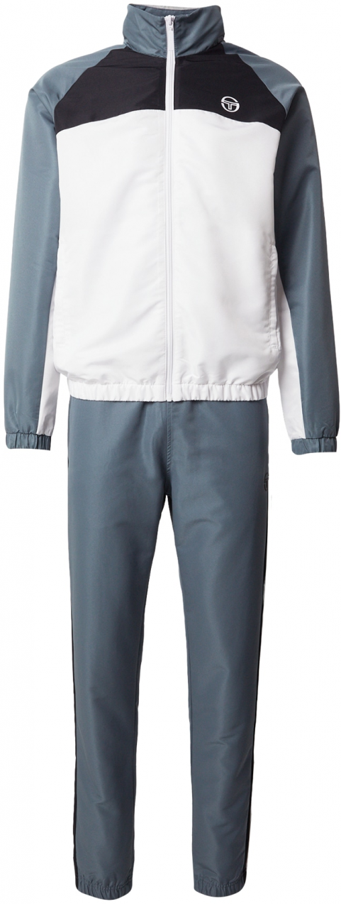 Sergio Tacchini Tréningový komplet 'Metropolis'  kamenná / čierna / biela