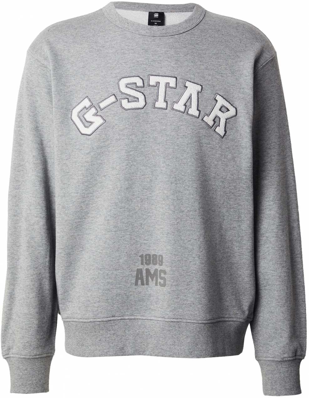 G-STAR Mikina  sivá / tmavosivá / biela