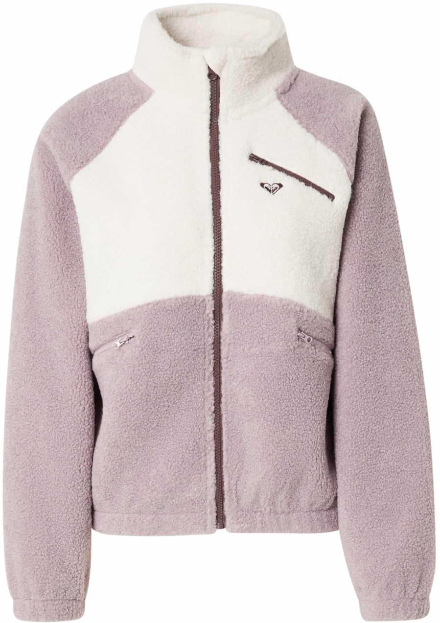 ROXY Funkčná flisová bunda  fialová / biela