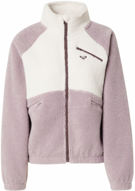 ROXY Funkčná flisová bunda  fialová / biela