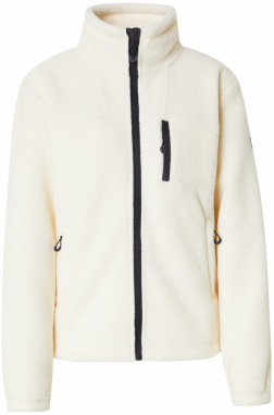 ROXY Funkčná flisová bunda 'ALABAMA'  čierna / biela