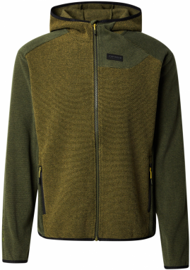 ICEPEAK Funkčná flisová bunda 'BOLIVAR'  olivová / zelená melírovaná