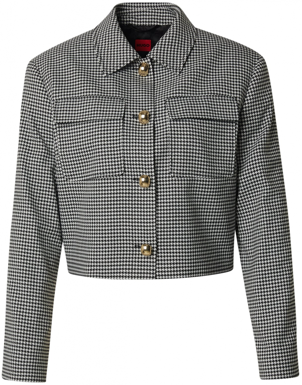 HUGO Prechodná bunda 'Alero-2'  nebielená / čierna