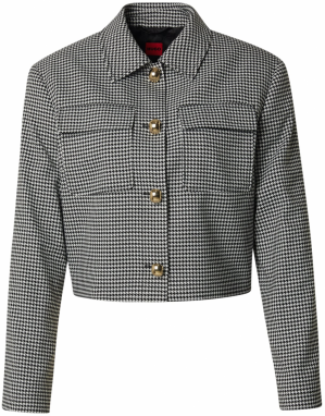 HUGO Prechodná bunda 'Alero-2'  nebielená / čierna