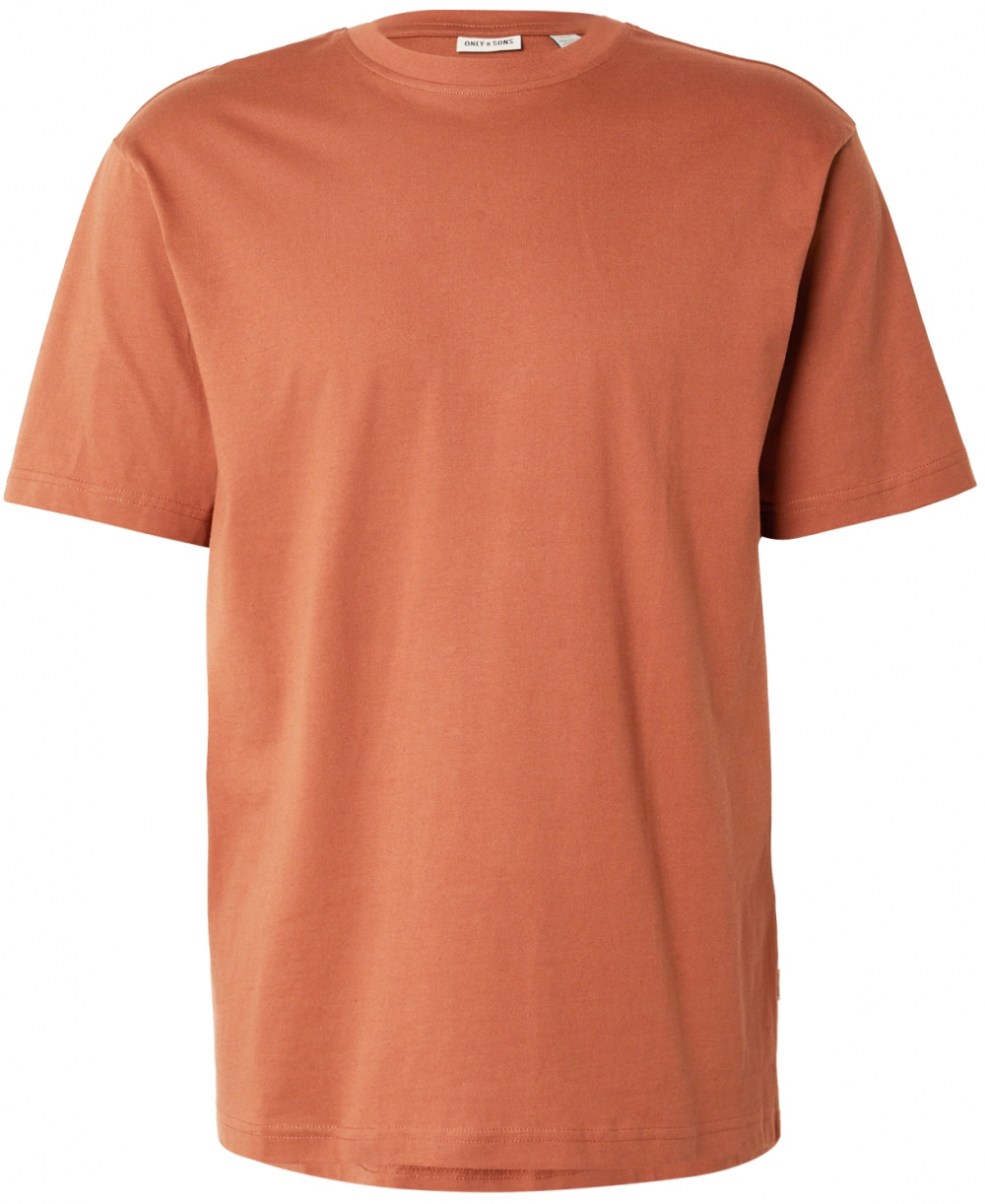 Only & Sons Tričko 'ONSFRED'  hrdzavo červená