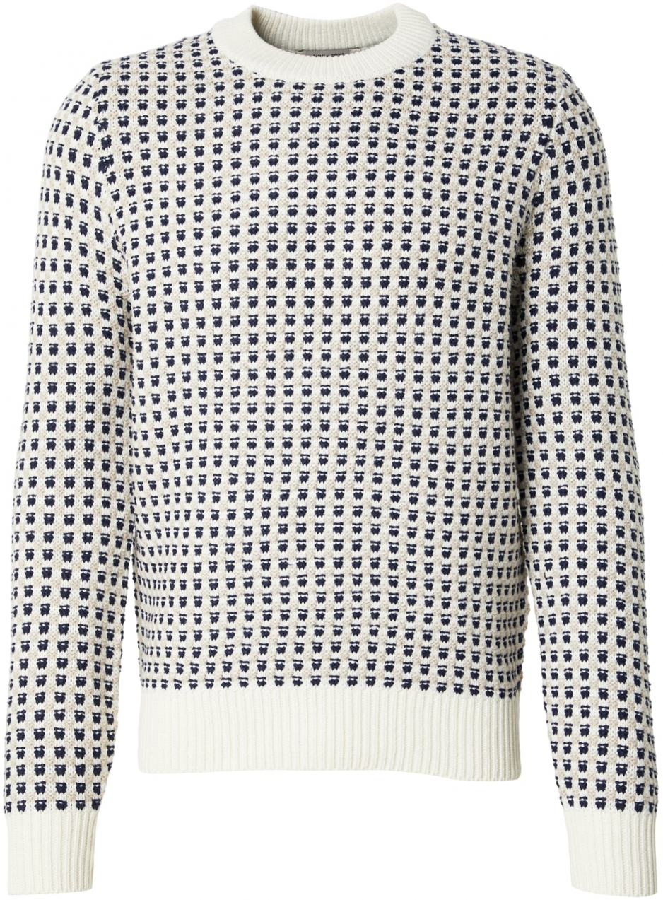 Only & Sons Sveter 'ONSMUSA'  krémová / zafírová