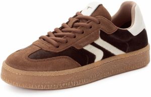 Tamaris Nízke tenisky  béžová / hnedá / čokoládová