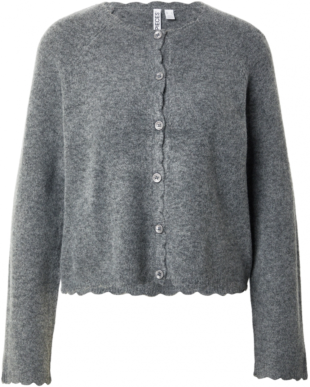 PIECES Kardigán 'PCRATH'  tmavosivá
