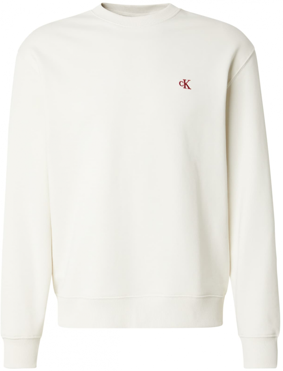 Calvin Klein Jeans Mikina  biela