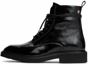 TOMMY HILFIGER Šnurovacie členkové čižmy  čierna