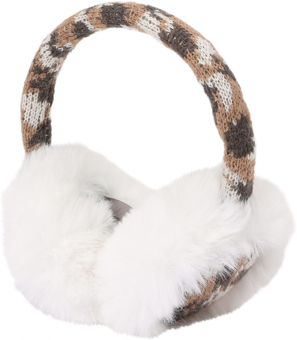 CODELLO Zimné čelenky  hnedá / tmavohnedá / biela