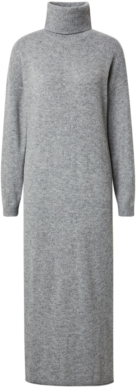 VILA Pletené šaty 'VIBREENA'  sivá melírovaná