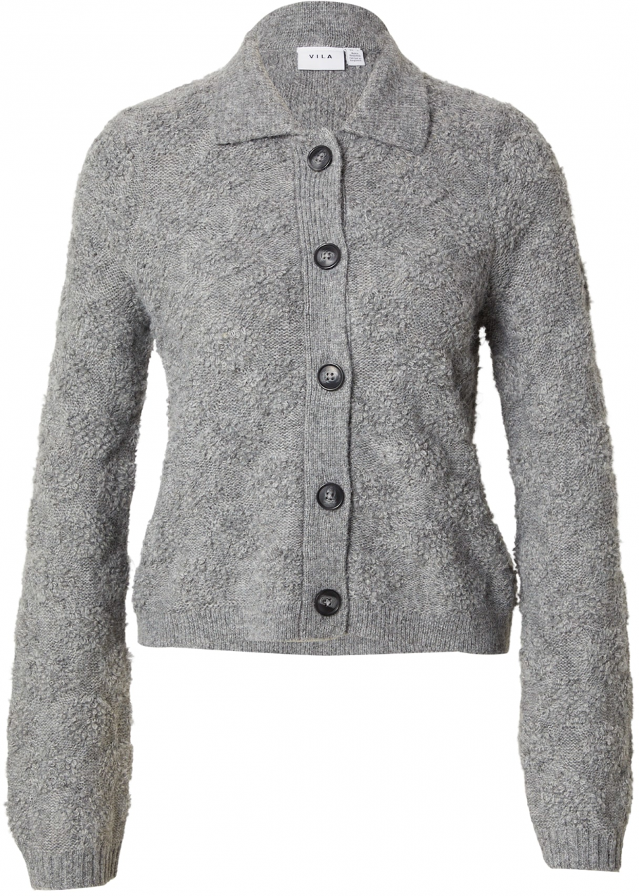 VILA Kardigán 'VIAERY'  sivá melírovaná