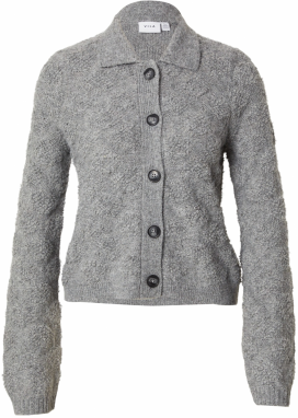 VILA Kardigán 'VIAERY'  sivá melírovaná