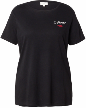 ONLY Carmakoma Tričko 'CARNINNA'  červená / čierna / biela