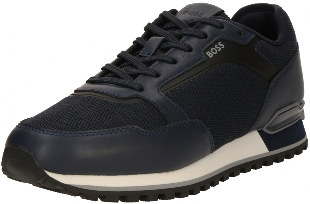 BOSS Nízke tenisky 'Parkour-L'  námornícka modrá / sivá / čierna