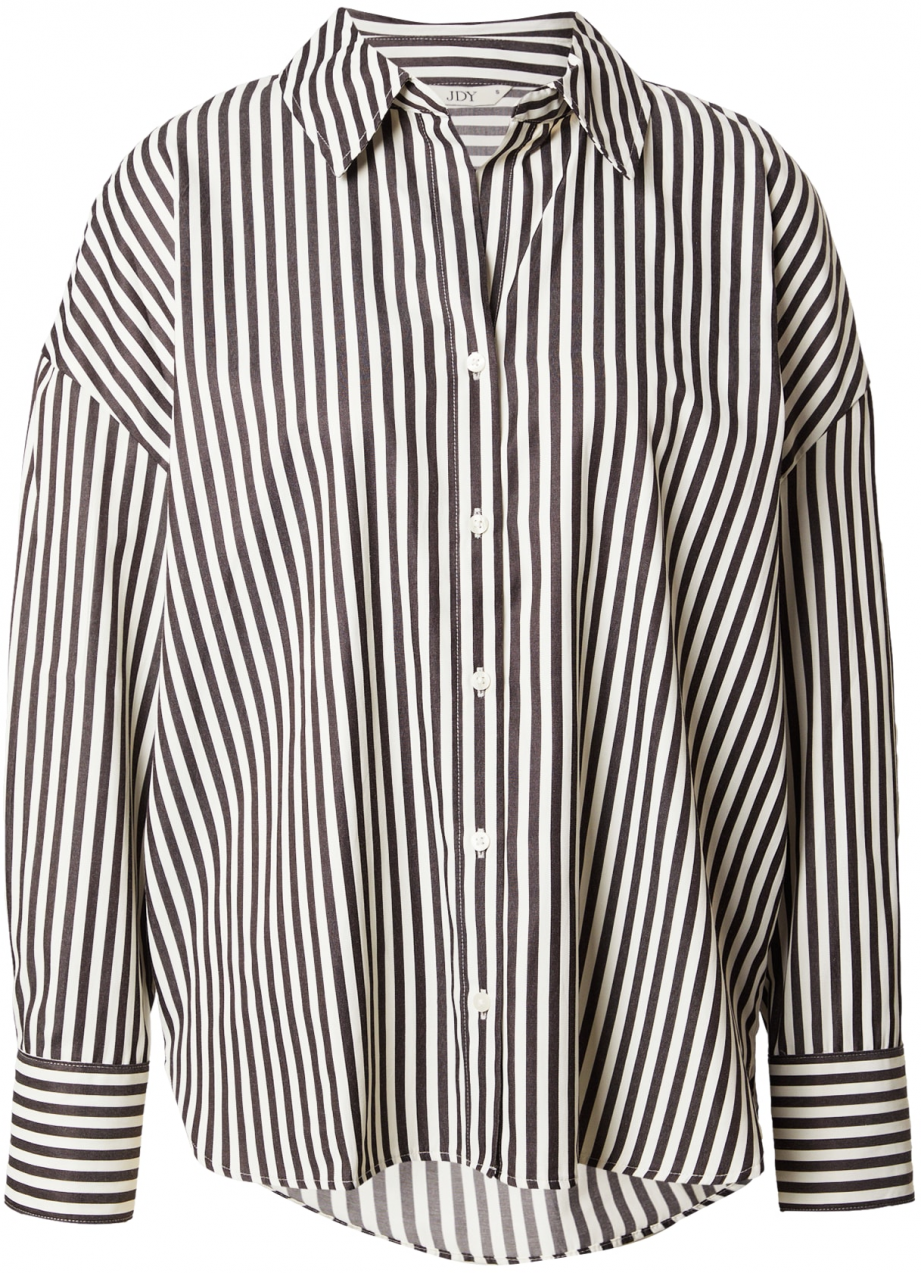 JDY Blúzka 'JDYVESPER'  antracitová / biela