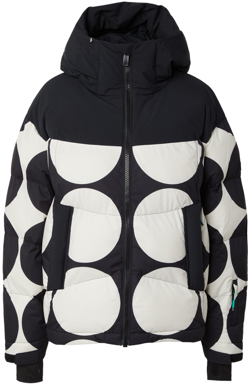 ROXY Športová bunda  antracitová / biela